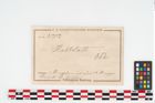 Etikett zu Bronzeringgehänge (NHMW-PRAE-035752)